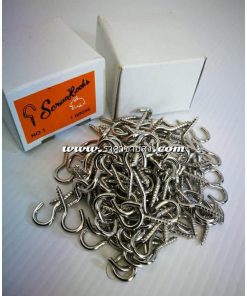 ตะขอใส่ลวดผ้าม่าน แบบหัวเปิด