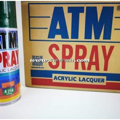สีสเปรย์ atm เอทีเอ็ม สีเขียว GREEN A214