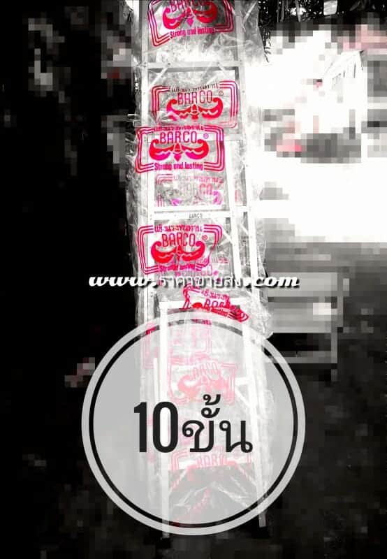 บันไดอลูมิเนียม 10ขั้น
