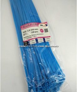 เคเบิ้ลไทร์ สายรัดหนวดกุ้ง ไนล่อน สีฟ้า 10นิ้ว