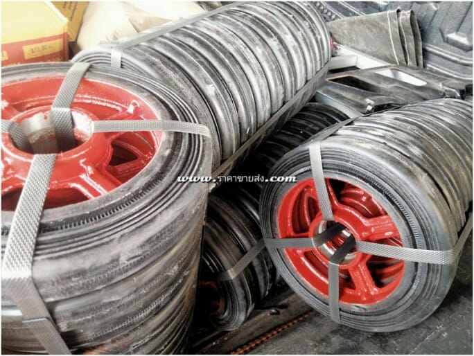 ล้อรถเข็นยางตัน