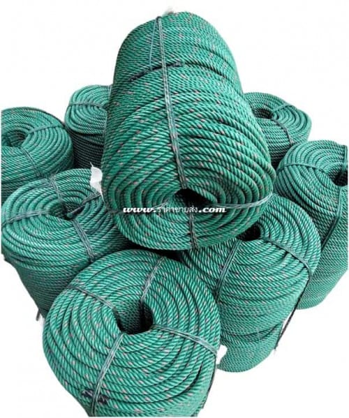 เชือกไนล่อน สีเขียวขี้ม้า