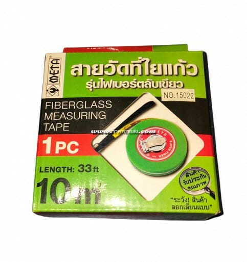 สายวัดที่ใยแก้ว ตลับวัดที่ 10เมตร
